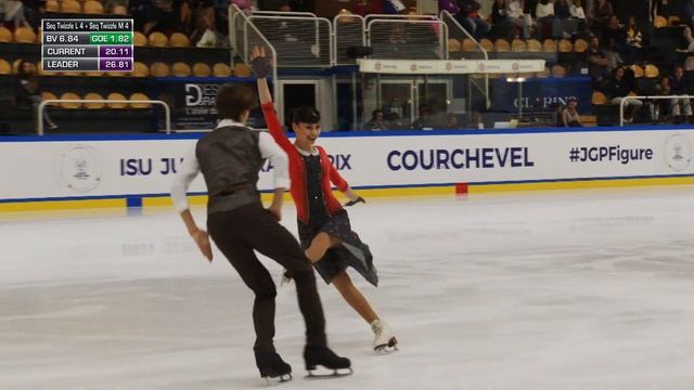 Elizaveta Shanaeva / Devid Naryzhnyy (RUS)| Ice Dance Rhythm Dance | Courchevel 2019 смотреть онлайн