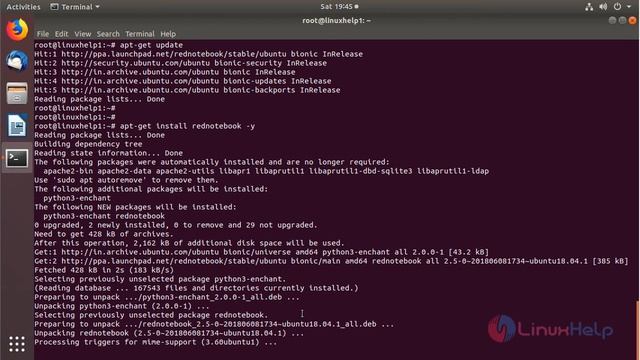 How to install Rednotebook 2.5 on Ubuntu 18.04 смотреть онлайн