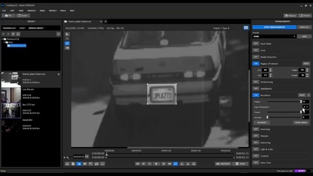 How to Enhance Low Quality CCTV Footage of a License Plate with MotionDSP Forensic смотреть онлайн
