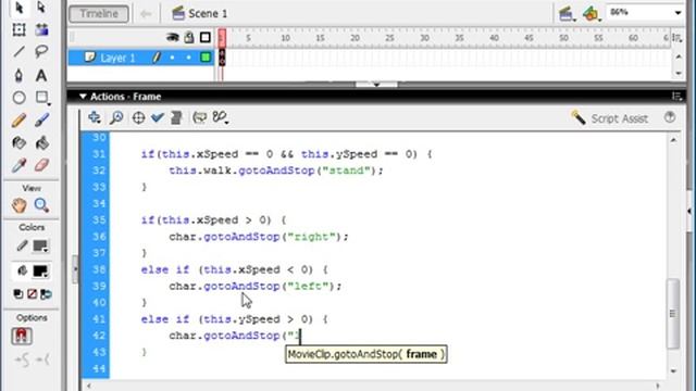 Flash ActionScript 2.0 RPG Game Programming Tutorial : Movement [3 / 3] смотреть онлайн