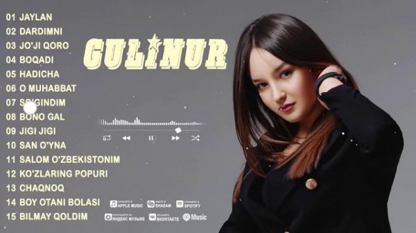Gulinur tomonidan qo'shiqlar to'plami || Gulinur's songs || Jigi jigi - Gulinur #gulinur