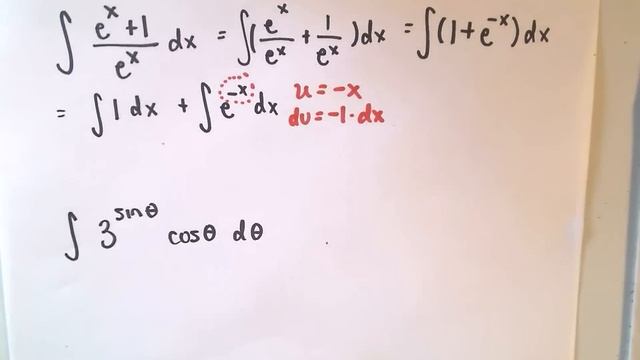 Integrating Exponential Functions - Examples 1 and 2 смотреть онлайн