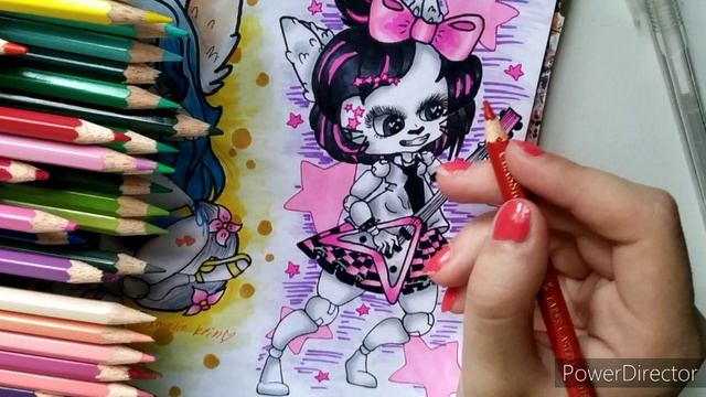 рисую Хэлло Китти в своём стиле | speeddraw смотреть онлайн