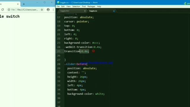 Toggle Switch | Html CSS and JS | if coding is life ??☝️???♂️ смотреть онлайн
