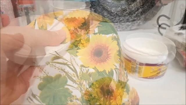 Decoupage of plastic cans| DIY decor смотреть онлайн