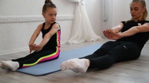 Художественная гимнастика для начинающих: 1 тренировка 2 этапа