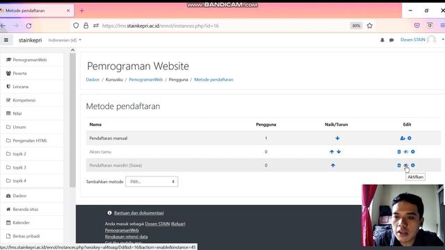 2.1 Menambahkan Peserta Secara Mandiri Pada LMS Moodle смотреть онлайн