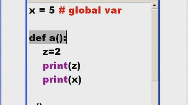 Python Local vs Global Variables смотреть онлайн