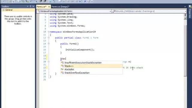 22 Collections Stack with undo and redo sample in win App смотреть онлайн
