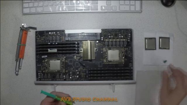 Замена Апгрейд процессора в Mac Pro 5.1 (4.1) смотреть онлайн