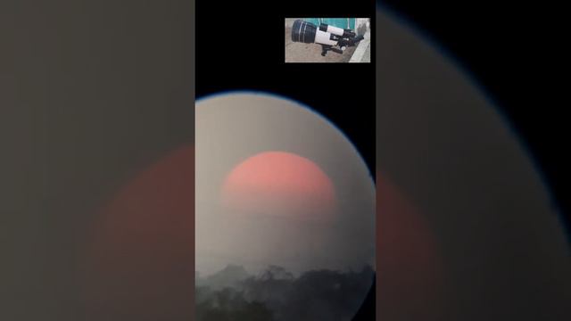 SUNSET THROUGH F30070M TELESCOPE смотреть онлайн