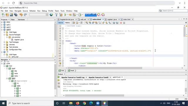 Submitting form values using servlet doPost Method смотреть онлайн