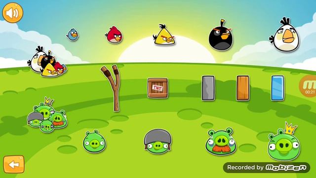 Angry birds Golden Eggs level falied and winner смотреть онлайн