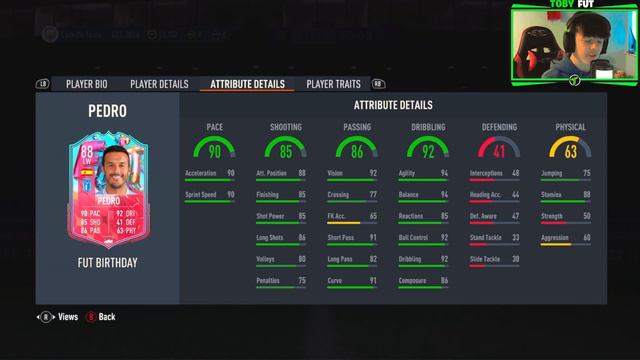 88 FUT BIRTHDAY PEDRO PLAYER REVIEW FIFA 23! смотреть онлайн