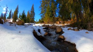 ? Быстро расслабьтесь под звуки природы и успокаивающий шум воды тающих снегов ❄️ | Шум талой воды