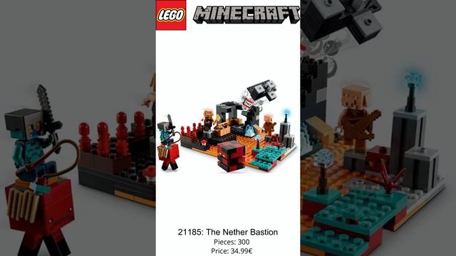 New LEGO Summer Minecraft Set - The Nether Bastion - 21185 - 2022 Revealed #shorts смотреть онлайн