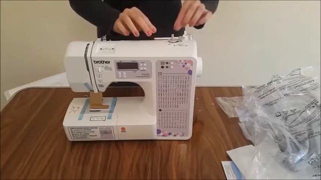 Brother FS155 Sewing Machine Unboxing موديل ماكينة الخياطة براذر FS155 смотреть онлайн