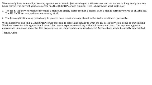 Unix & Linux: Linux SMTP Server For Java Application смотреть онлайн