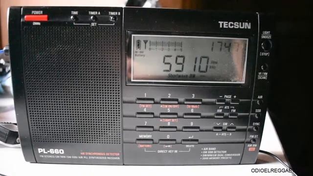 Alcaraván Radio 5910 kHz on TECSUN PL-660 смотреть онлайн