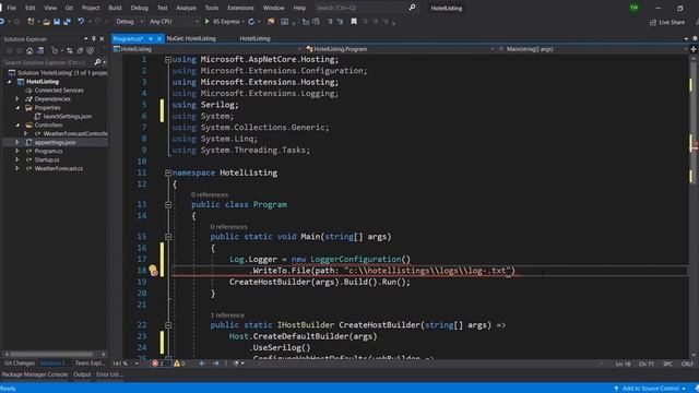ASP.NET 5 WEB API Development - 06 configure logging using serilog смотреть онлайн