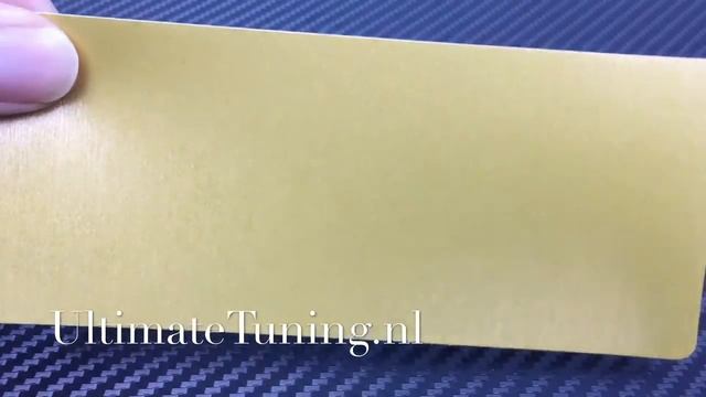 Oracal 975 091 Gold Metallic Brushed Wrap Vinyl UltimateTuning.nl смотреть онлайн