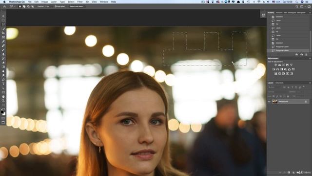 5 Инструмент Лассо photoshop смотреть онлайн