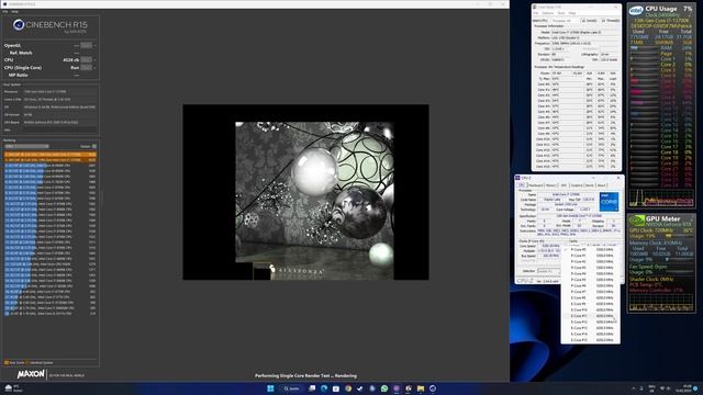 i7 13700k 5.3ghz Cinebench R15 and R20 test смотреть онлайн
