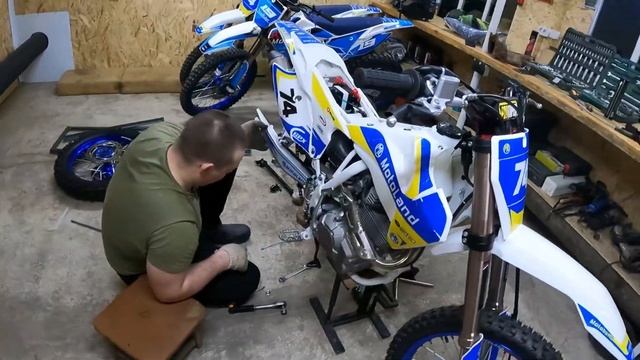 Сборка motoland XT250HS смотреть онлайн