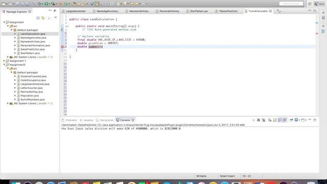 2.6 Land Calculation - Starting out with Java From Control Structures through Objects 6th Edition смотреть онлайн