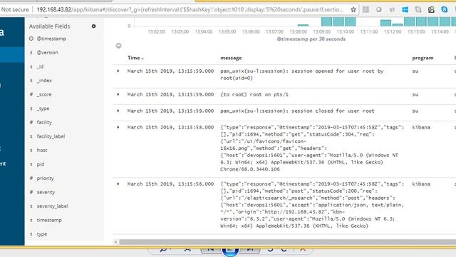 Visualize logs in Kibana - ELK stack смотреть онлайн