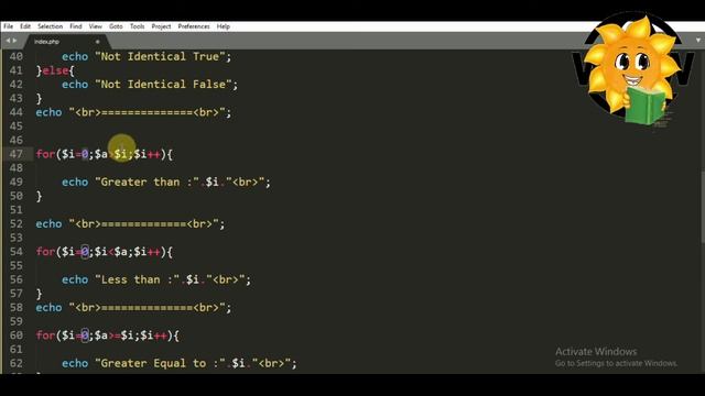 Epi-46 Comparison Operator | PHP in Tamil смотреть онлайн
