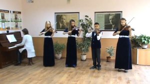 ансамбль скрипачей «КАНТАБИЛЕ»  Е.Дербенко «Романс»