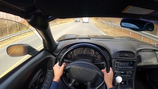 C5 CORVETTE POV: DRIVING THROUGH BACKROADS смотреть онлайн