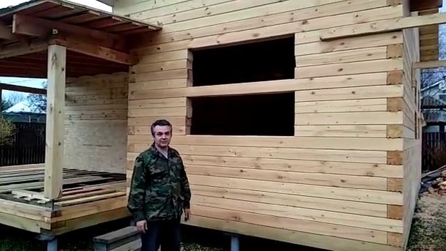 Отзыв: Строительство одноэтажного дома из профилированного бруса смотреть онлайн
