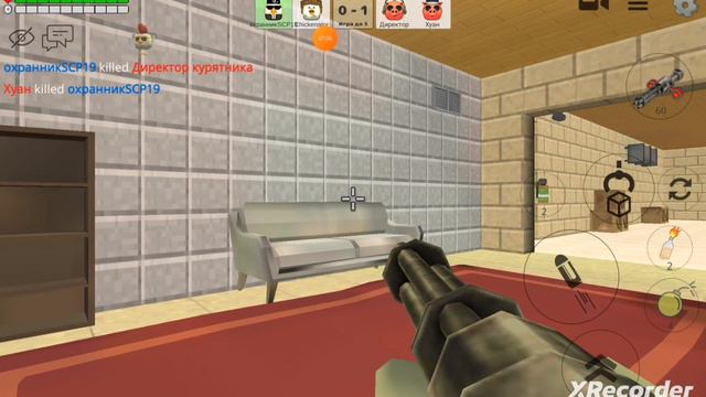 играем в два в одном в игру minecraft и в игру чикен Ган Степан craft смотреть онлайн