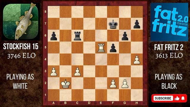 Stockfish 15 vs Fat Fritz 2 (in SF) - Trompowsky Attack - Chess Engines Games, Chess Games Battle смотреть онлайн