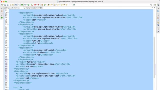 Build REST API with Spring Boot and JPA [2021] - 17 Configure datasource смотреть онлайн