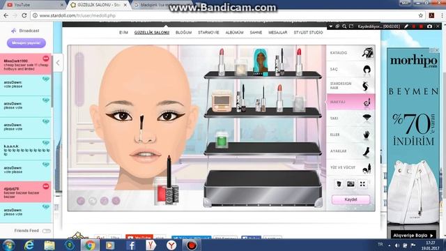 STARDOLL BLACKPİNK LİSA MAKEUP TUTORİAL смотреть онлайн