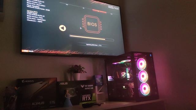 Update Bios F21 to F22a Z490 Motherboard | Support for Windows 11 requirements | Intel PTT смотреть онлайн