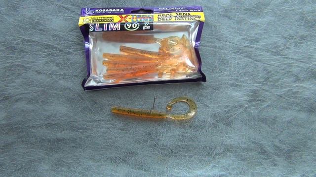 Видеообзор съедобного червя Kosadaka Slim по заказу Fmagazin смотреть онлайн