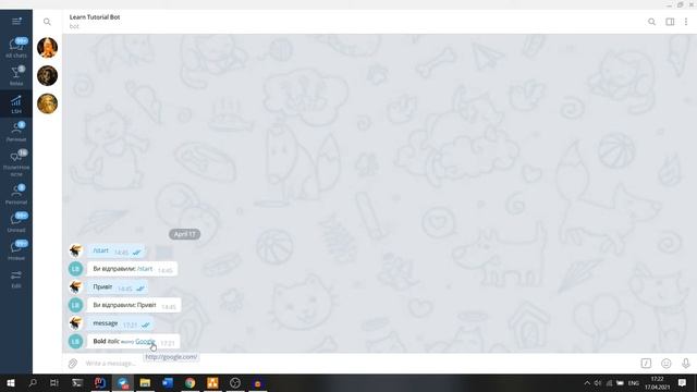 Telegram Bot Java/Spring. Відправка повідомлень. Створення клавіатур. Частина 1.#2 смотреть онлайн