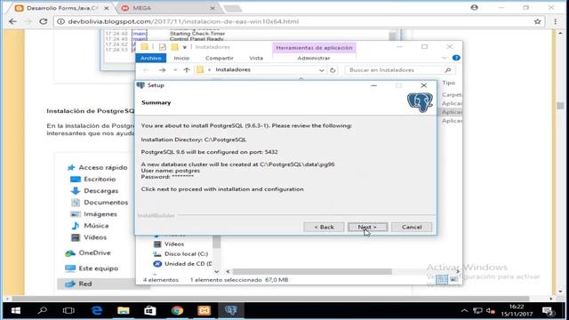 Instalando Postgresql BigSql en Windows10 смотреть онлайн