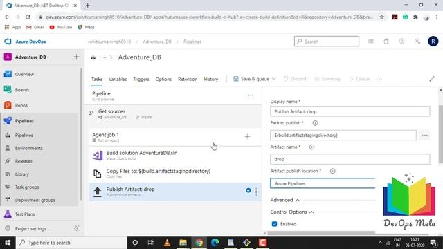 Database build (dacpac) creation using Azure DevOps build pipeline смотреть онлайн
