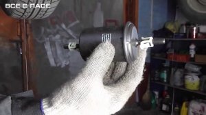 Замена топливного фильтра  Лада Калина Lada Kalina