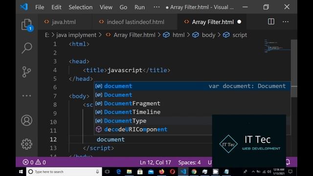 Javascript Array Filter Tutorial смотреть онлайн