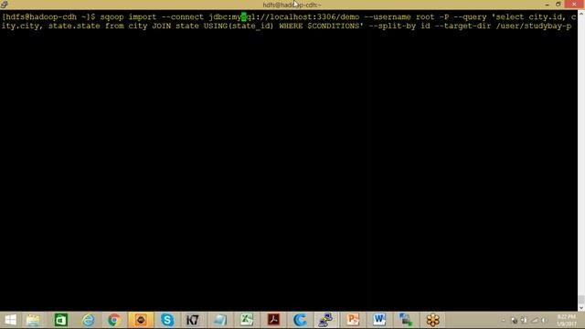 4 SQOOP Import Free Form Query смотреть онлайн