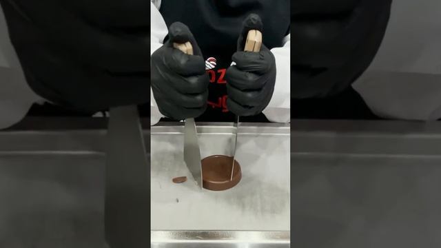 ASMR - Oddly Satisfying Booza Ice Cream Rolls Milka Choco Wafer? Street Food