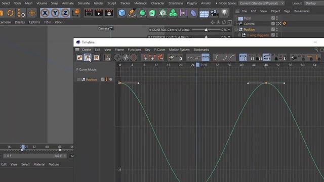 Animate X Wing loop - TUTORIAL Cinema 4D using Arnold Render смотреть онлайн