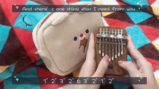 Comethru - Jeremy Zucker (8 Keys Kalimba Cover With Tabs)