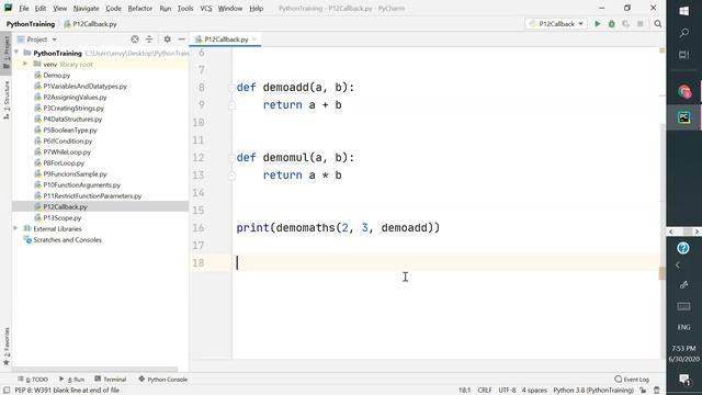 10 Python Functions Part 4 CallBack and Lambda Functions | Training By Sudhakar смотреть онлайн